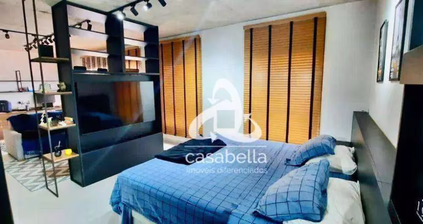 Apartamento com 1 dormitório à venda, 74 m² por r$ 850.000,00 - embaré - santos/sp