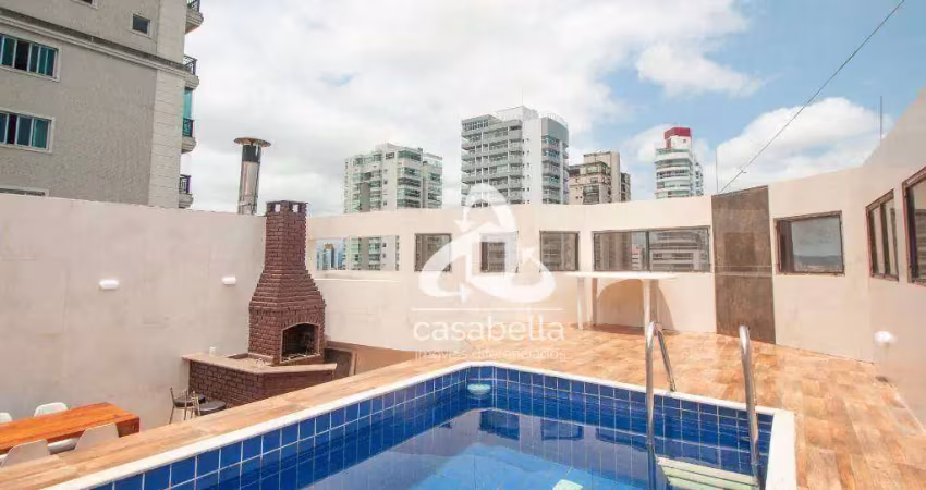Cobertura com 4 dormitórios à venda, 230 m² por R$ 1.850.000,00 - Gonzaga - Santos/SP