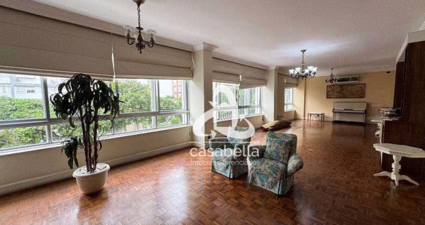 Apartamento com 4 dormitórios à venda, 305 m² por R$ 2.200.000,00 - Gonzaga - Santos/SP