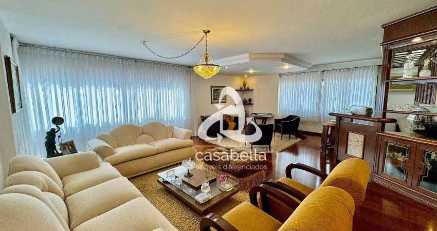 Apartamento com 3 dormitórios à venda, 218 m² por r$ 1.600.000,00 - boqueirão - santos/sp
