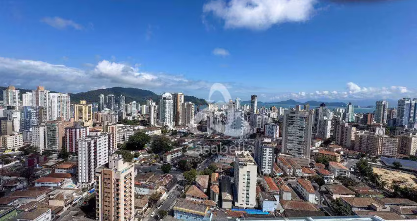 Cobertura com 3 dormitórios à venda, 189 m² por r$ 2.390.000,00 - ponta da praia - santos/sp