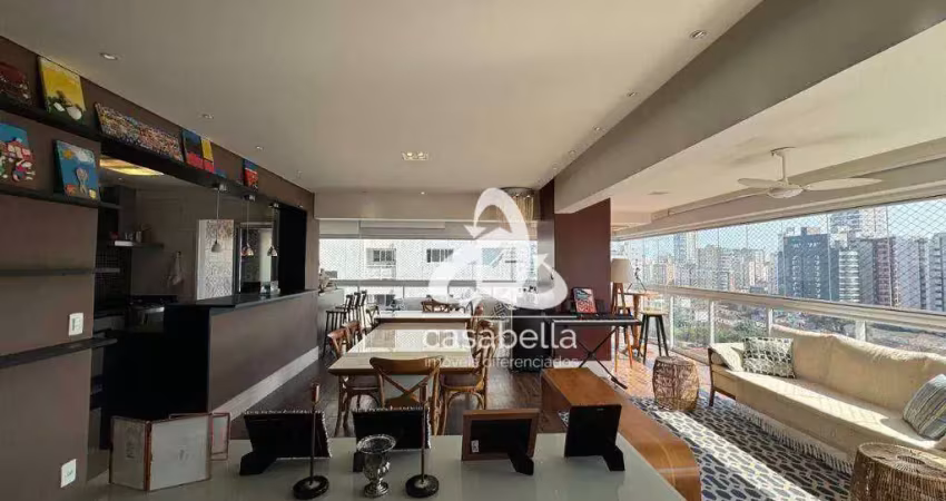 Apartamento com 3 dormitórios à venda, 171 m² por r$ 2.610.000,00 - embaré - santos/sp