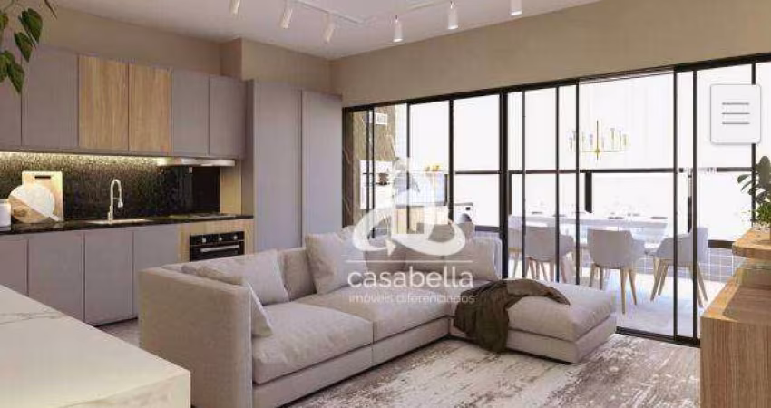 Apartamento com 2 dormitórios à venda, 69 m² por R$ 666.000,00 - José Menino - Santos/SP