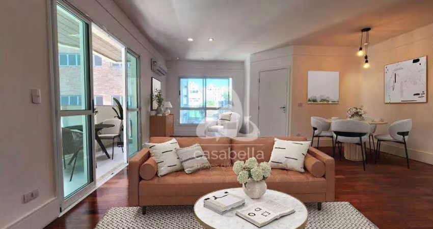Apartamento com 3 dormitórios à venda, 160 m² por R$ 1.590.000,00 - Boqueirão - Santos/SP