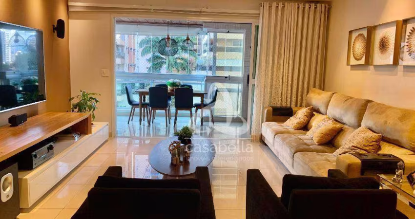 Apartamento com 3 dormitórios à venda, 226 m² por R$ 3.400.000,00 - Aparecida - Santos/SP