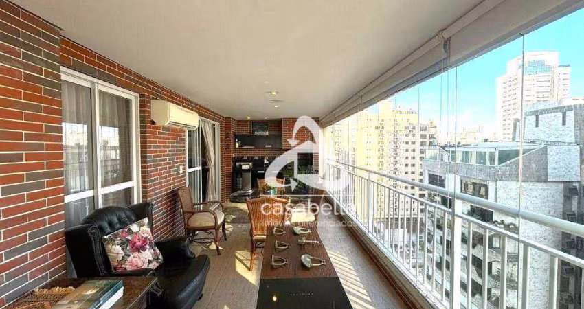Apartamento com 3 dormitórios à venda, 144 m² por R$ 2.290.000,00 - Boqueirão - Santos/SP