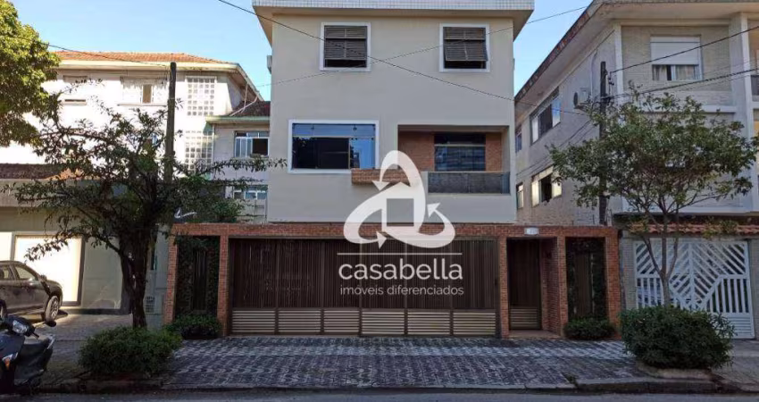 Casa com 4 dormitórios para alugar, 250 m² por R$ 12.000,00/mês - Embaré - Santos/SP