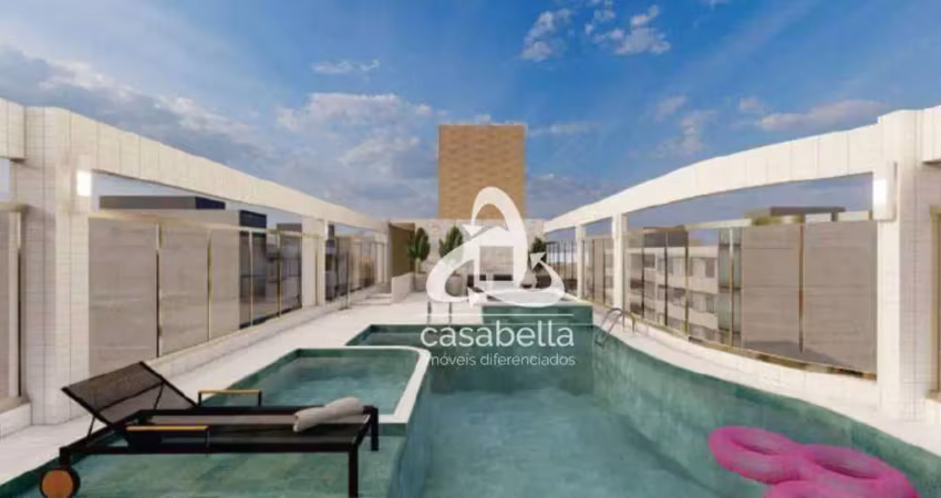 Apartamento com 1 dormitório à venda, 50 m² por R$ 660.000,00 - Boqueirão - Santos/SP