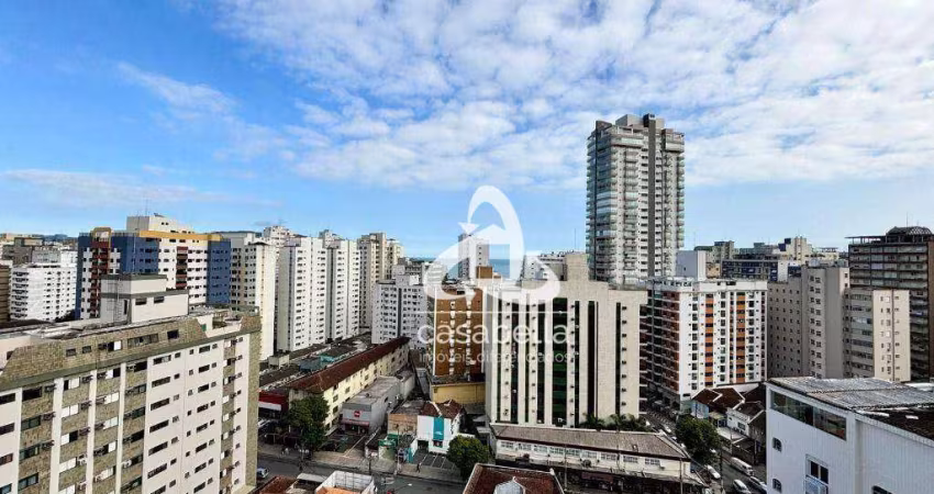 Apartamento com 1 dormitório à venda, 58 m² por R$ 770.000,00 - Boqueirão - Santos/SP