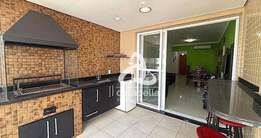 Apartamento com 3 dormitórios à venda, 125 m² por R$ 1.810.000,00 - Embaré - Santos/SP