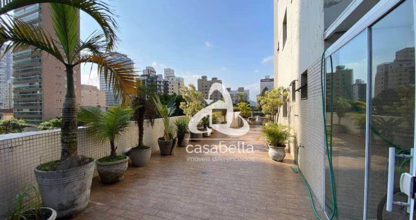 Apartamento com 3 dormitórios à venda, 248 m² por R$ 2.100.000,00 - Gonzaga - Santos/SP