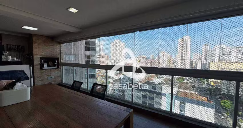 Apartamento com 3 dormitórios, 234 m² - venda por r$ 2.800.000,00 ou aluguel por r$ 22.000,00/mês - embaré - santos/sp
