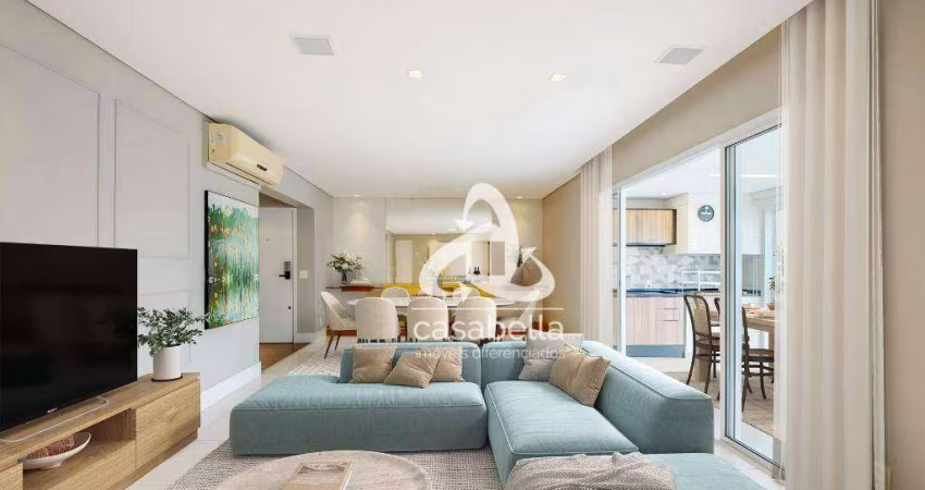 Apartamento com 3 dormitórios à venda, 155 m² por R$ 1.980.000,00 - Embaré - Santos/SP