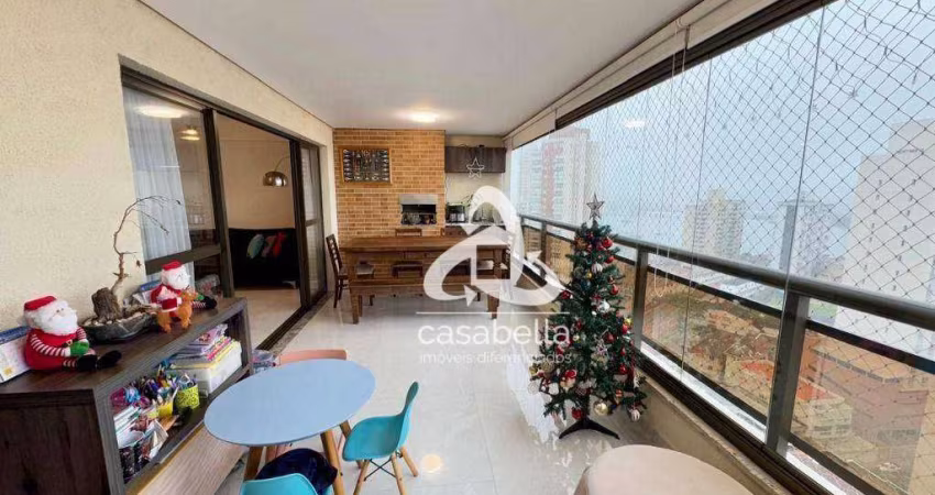 Apartamento com 3 dormitórios à venda, 132 m² por R$ 1.700.000,00 - Ponta da Praia - Santos/SP