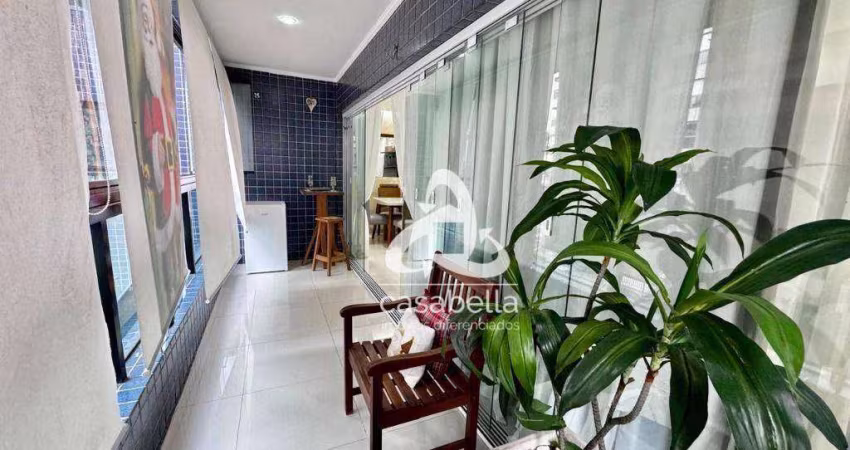 Apartamento com 3 dormitórios à venda, 143 m² por R$ 1.380.000,00 - Ponta da Praia - Santos/SP