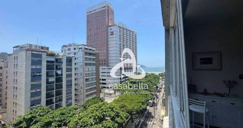 Apartamento com 3 dormitórios à venda, 137 m² por R$ 830.000,00 - Gonzaga - Santos/SP