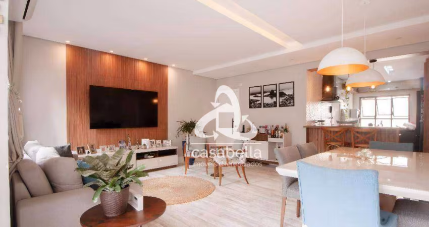 Apartamento com 3 dormitórios à venda, 143 m² por R$ 1.800.000,00 - Boqueirão - Santos/SP