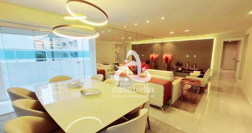 Apartamento com 4 dormitórios à venda, 300 m² por R$ 3.800.000,00 - Boqueirão - Santos/SP