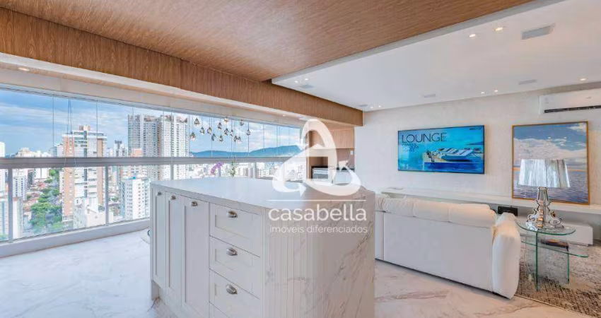 Apartamento com 3 dormitórios à venda, 136 m² por R$ 2.980.000,00 - Boqueirão - Santos/SP