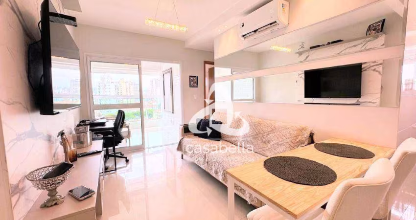 Apartamento com 2 dormitórios à venda, 53 m² por R$ 739.000,00 - Embaré - Santos/SP