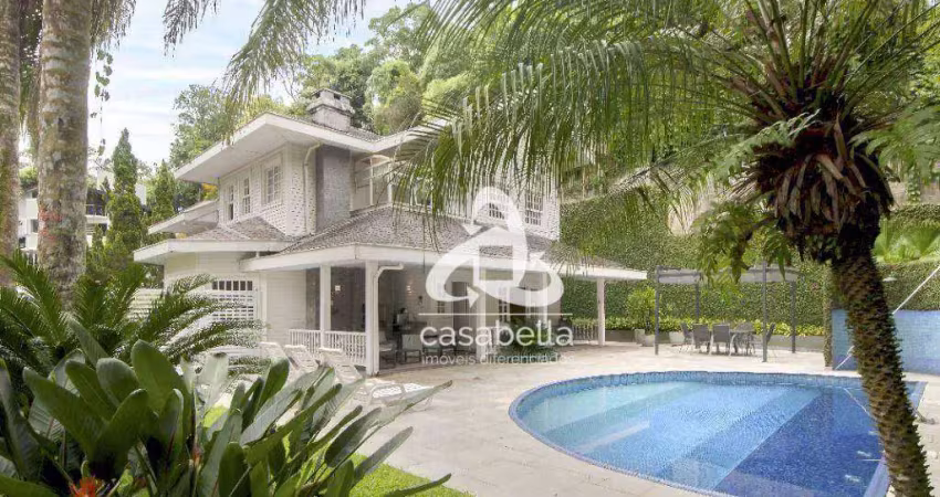 Casa com 3 dormitórios à venda, 469 m² por r$ 5.800.000,00 - morro santa terezinha - santos/sp