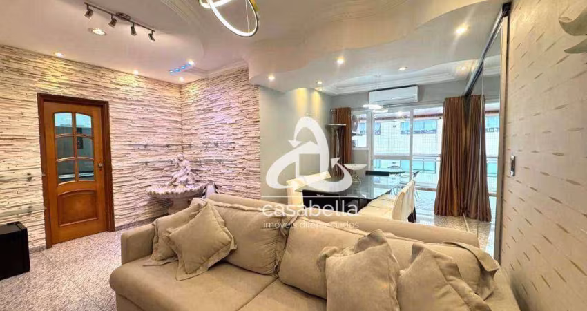 Apartamento com 3 dormitórios à venda, 111 m² por R$ 1.620.000,00 - Vila Rica - Santos/SP