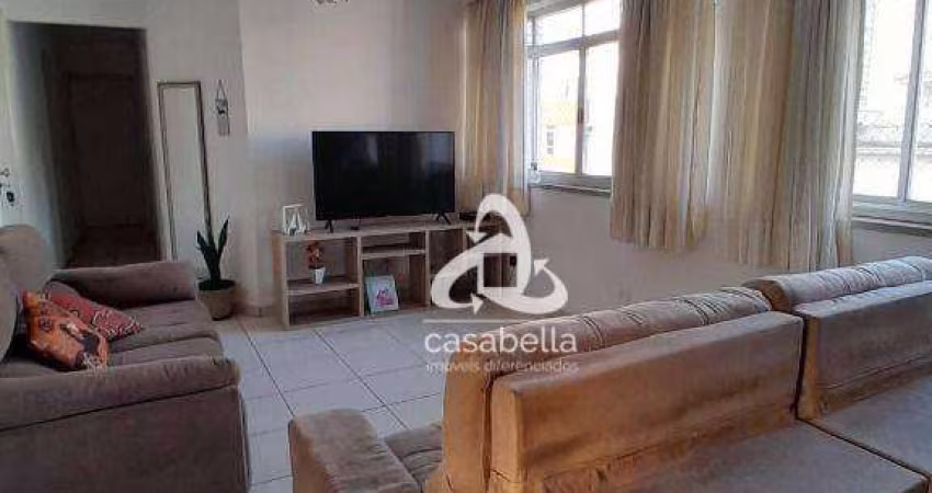 Apartamento com 3 dormitórios à venda, 101 m² por R$ 690.000,00 - Gonzaga - Santos/SP