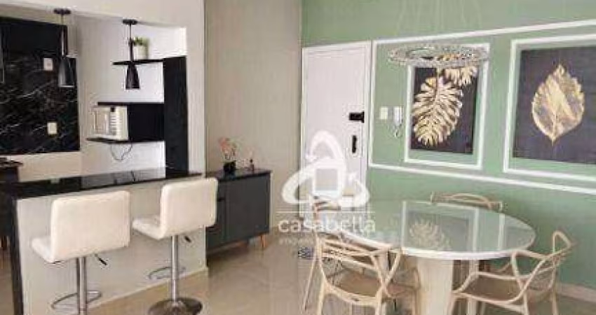 Apartamento com 2 dormitórios para alugar, 86 m² por R$ 5.500,00/mês - Boqueirão - Santos/SP