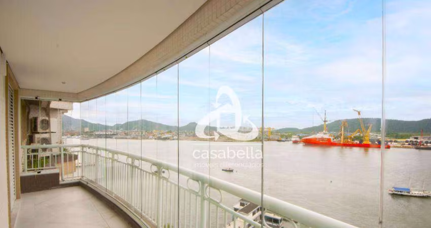 Apartamento com 3 dormitórios à venda, 200 m² por R$ 2.875.000,00 - Ponta da Praia - Santos/SP