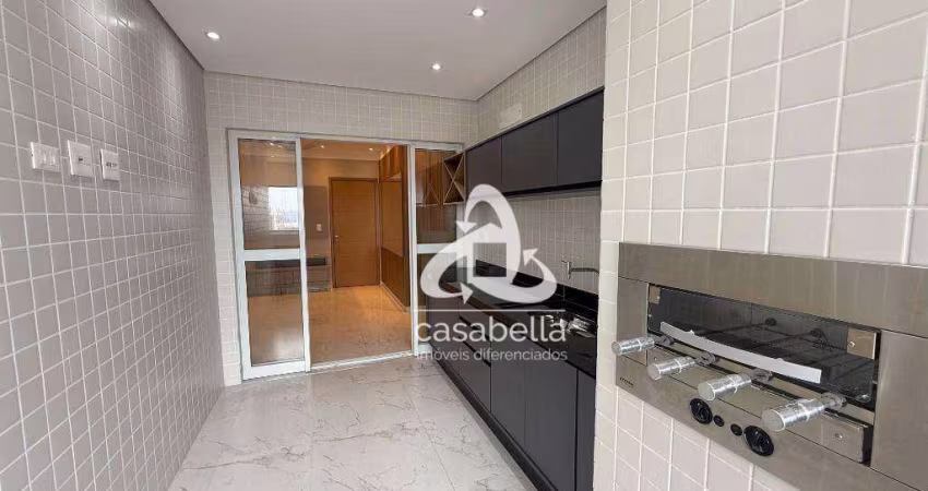 Apartamento com 2 dormitórios para alugar, 81 m² por R$ 6.450,00/mês - Boqueirão - Santos/SP