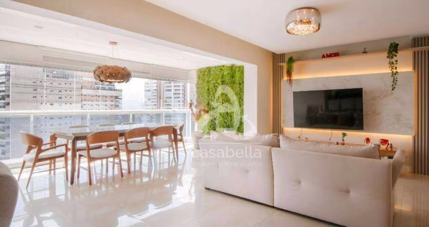 Apartamento com 3 dormitórios à venda, 143 m² por R$ 2.470.000,00 - Vila Rica - Santos/SP