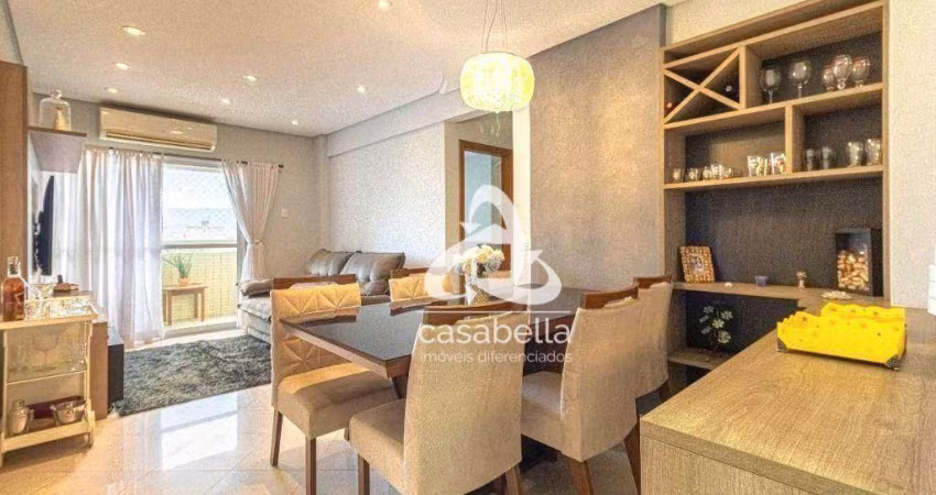 Apartamento com 2 dormitórios à venda, 87 m² por R$ 750.000,00 - Boqueirão - Santos/SP