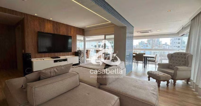 Apartamento com 4 dormitórios, 255 m² - venda por R$ 3.450.000,00 ou aluguel por R$ 18.000,00/mês - Aparecida - Santos/SP