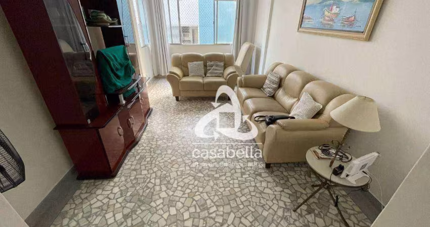 Apartamento com 2 dormitórios à venda, 100 m² por R$ 750.000,00 - Pompéia - Santos/SP