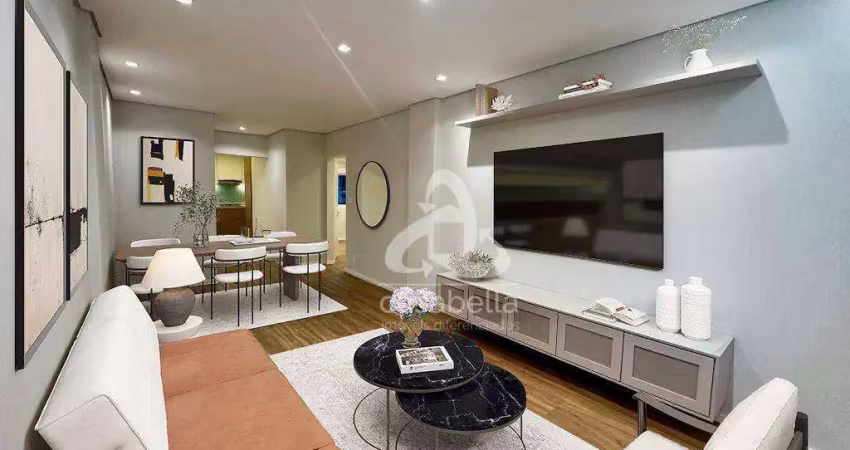 Apartamento com 2 dormitórios à venda, 75 m² por r$ 760.000,00 - boqueirão - santos/sp