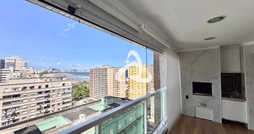 Apartamento com 3 dormitórios, 102 m² - venda por R$ 1.495.000,00 ou aluguel por R$ 8.000,00/mês - José Menino - Santos/SP