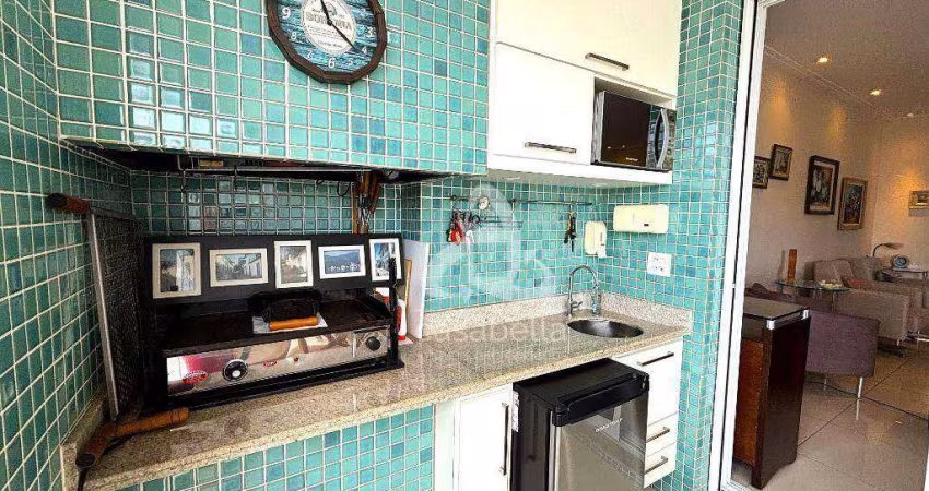 Apartamento com 4 dormitórios à venda, 182 m² por R$ 2.600.000,00 - Ponta da Praia - Santos/SP