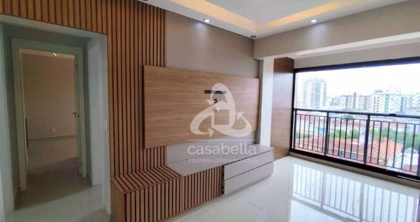 Apartamento com 2 dormitórios à venda, 63 m² por R$ 685.000,00 - Marapé - Santos/SP