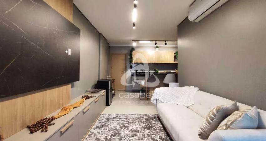 Apartamento com 2 dormitórios para alugar, 75 m² por R$ 7.000,00/mês - José Menino - Santos/SP
