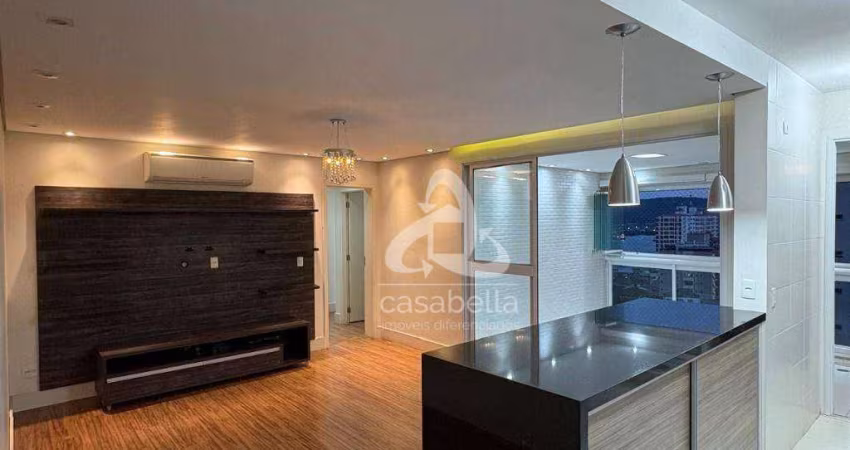 Apartamento com 2 dormitórios à venda, 77 m² por R$ 1.170.000,00 - Ponta da Praia - Santos/SP