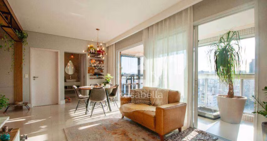 Apartamento com 3 dormitórios à venda, 160 m² por R$ 2.640.000,00 - Embaré - Santos/SP