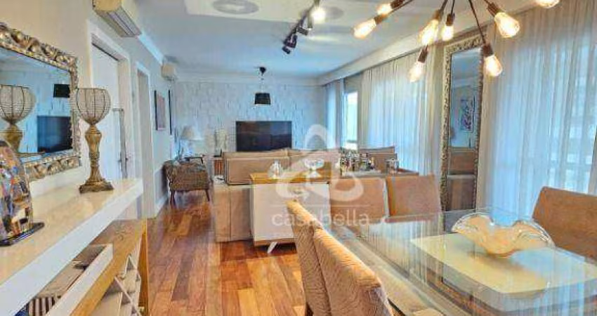 Apartamento com 3 dormitórios, 189 m² - venda por R$ 2.200.000,00 ou aluguel por R$ 15.000,00/mês - Ponta da Praia - Santos/SP