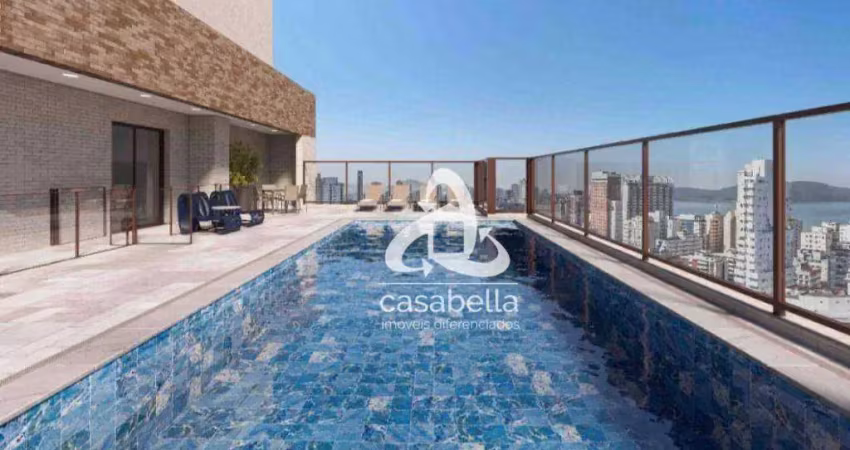 Apartamento com 3 dormitórios à venda, 128 m² por R$ 3.250.000,00 - Gonzaga - Santos/SP