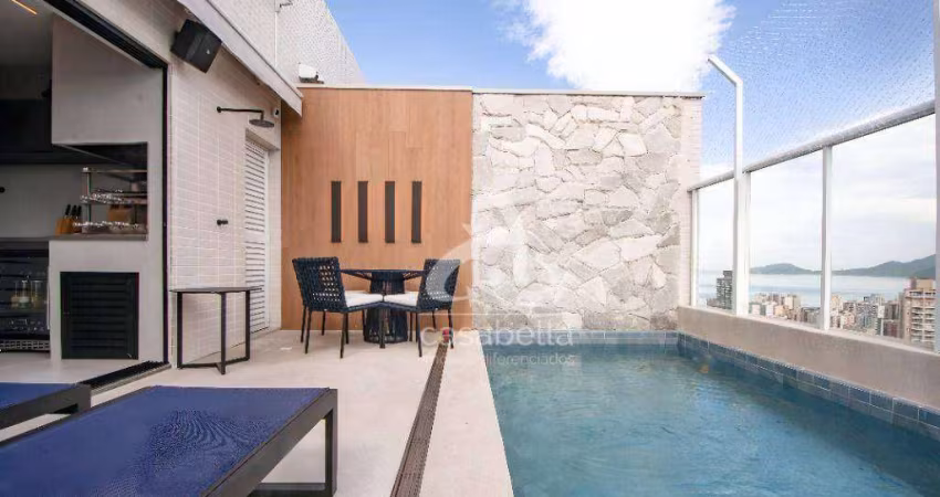 Cobertura com 3 dormitórios à venda, 198 m² por R$ 6.390.000,00 - Gonzaga - Santos/SP