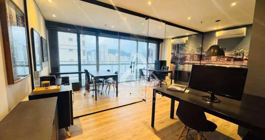 Sala comercial à venda em santos. 44 m² úteis | encruzilhada, santos