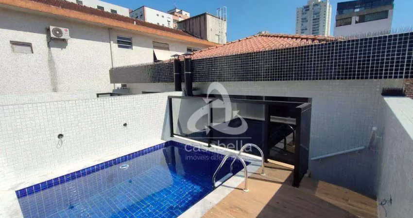 Casa com 3 dormitórios à venda, 155 m² por R$ 1.350.000,00 - Embaré - Santos/SP