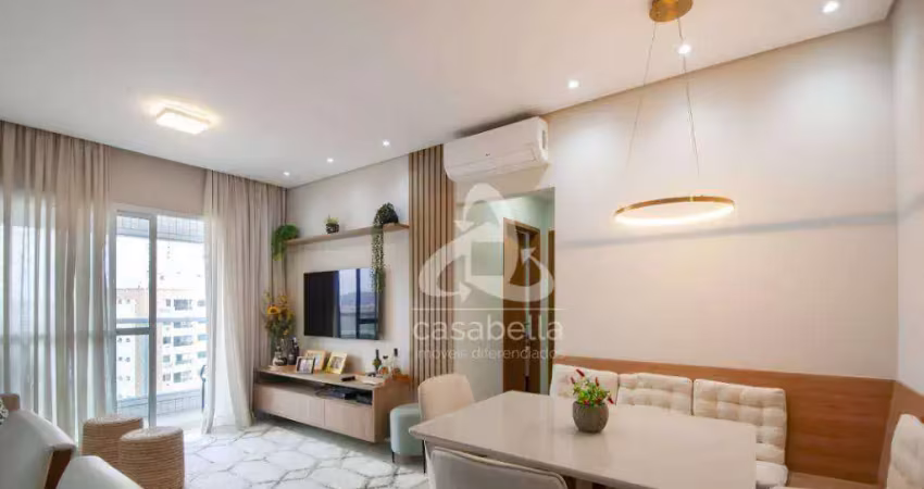 Apartamento com 2 dormitórios à venda, 78 m² por r$ 765.000,00 - ponta da praia - santos/sp