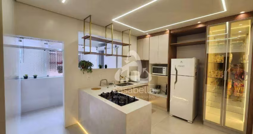 Apartamento com 2 dormitórios à venda, 83 m² por R$ 650.000,00 - Ponta da Praia - Santos/SP