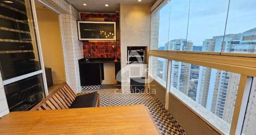 Apartamento com 2 dormitórios à venda, 92 m² por r$ 870.000,00 - ponta da praia - santos/sp