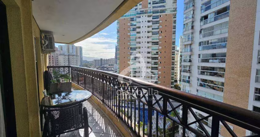 Apartamento com 3 dormitórios à venda, 128 m² por r$ 1.150.000,00 - ponta da praia - santos/sp